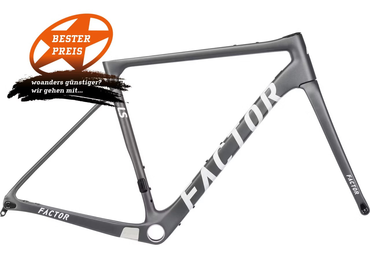 Factor LS Disc Carbon Gravel Rahmenkit Bester-Preis-Garantie